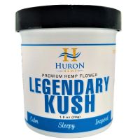 Huron Hemp - CBD Flower - Legendary Kush 1oz - Relaxing Effects